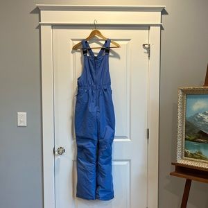 Land’s End boys 16 blue Grow A Long ski bibs